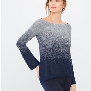 Sweater Shimmer Ombré Pullover